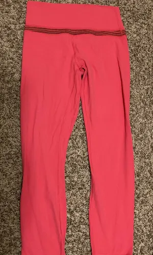 Lululemon Align Pant Boom Juice / Cyber Boom Juice Alarming Size 8 Bright Pink thumbnail 1