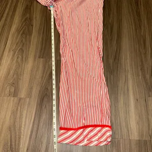 PINK Victoria's Secret Pajama Pants Medium Red White Striped Sleep‎ Lounge thumbnail 8