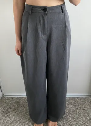 Amazon Gray Low Waist Trousers thumbnail 1