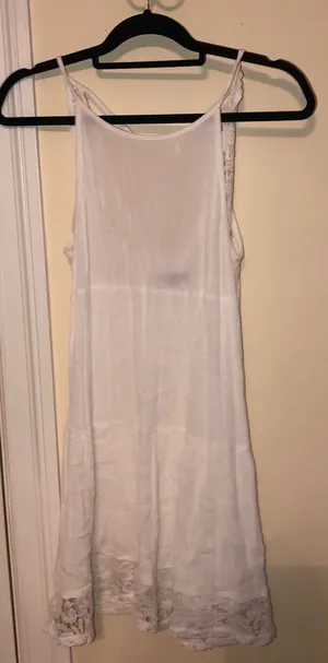 kendall and kylie white summer flowy dress thumbnail 1