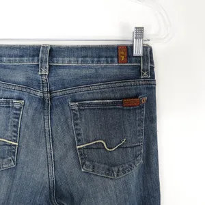 7 For All Mankind Jagger Jeans Dark Wash Boot Cut Jeans Size 28 thumbnail 4