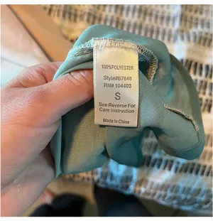 Altar'd State Bell Sleeve V-Neck Ombré Teal Gradient Top thumbnail 8