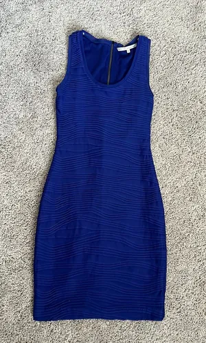 Rachel Roy Blue Pencil Dress thumbnail 1