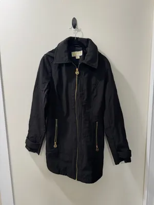 Michael Kors Black Zip Front Jacket  thumbnail 2