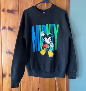 Disney Vintage Mickey Mouse Spellout Sweatshirt thumbnail 1