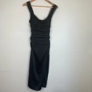 ASTR the Label Alva lace trim corset style black midi dress. Size XS. thumbnail 3