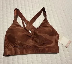 Calia Sports Bra XS Brown Camo Camouflage Women’s NWT thumbnail 1