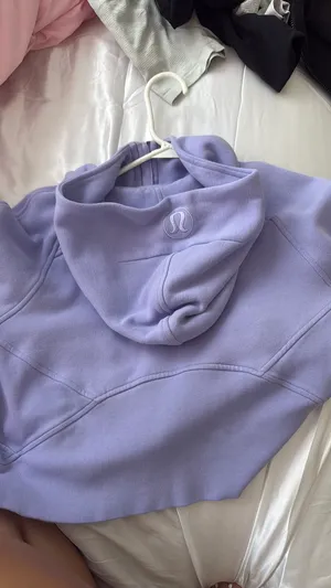 Purple Scuba Half-Zip Lululemon XS/S Oversized Hoodie thumbnail 4
