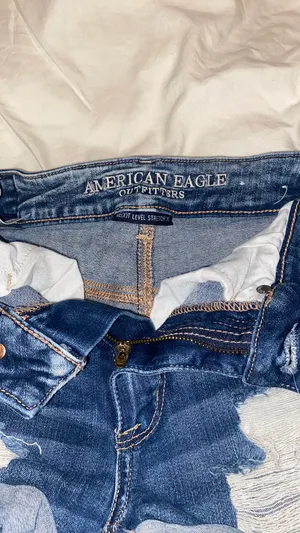 Outfitters Ripped Jean Shorts thumbnail 3
