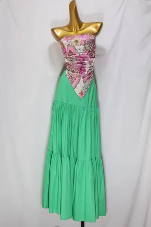 RUNAWAY THE LABEL - Green Ayla Maxi Skirt thumbnail 4