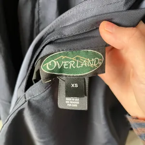 Overland Donatella Reversible Water Repellant Raincoat XS Navy Pleated Hood‎ thumbnail 8