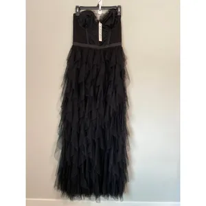 NWT For Love & Lemons x REVOLVE Bustier Gown Black Size M thumbnail 2