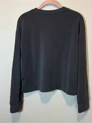 Athleta Women’s Charcoal‎ Gray Sweatshirt Crewneck Small Soft thumbnail 11