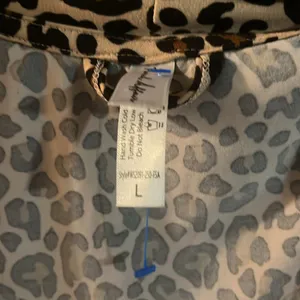 French affair Leopard Print Open Cardigan size large (ca17) thumbnail 2