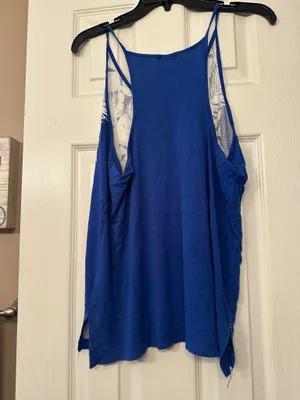 Old Navy Navy Top thumbnail 3