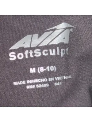 Avia SoftSculpt Gray Pocket Capri Leggings M 8-10 thumbnail 6