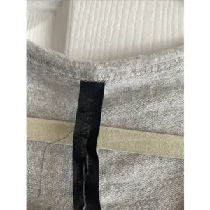 Gaiam Zen Shift Dress Womens Size XS Gray Sleeveless V-Neck Pockets French Terry thumbnail 3