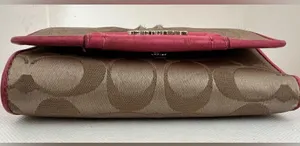 Coach | ladies Signature Jacquard clutch wallet thumbnail 4
