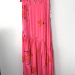 Free People Womens Size-6 She's A Waterfall Maxi Dress Pink‎ $128 thumbnail 9