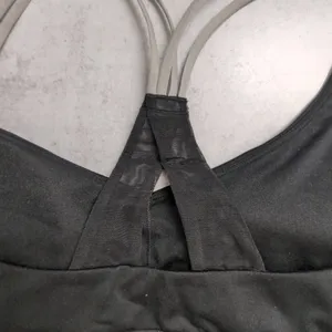 NWT Champion Black Moderate Support Double Dry Strappy Sports Bra XL thumbnail 5