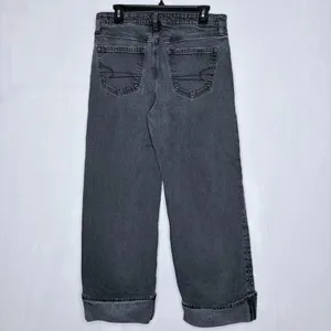 American Eagle Black Stovepipe Jeans thumbnail 10