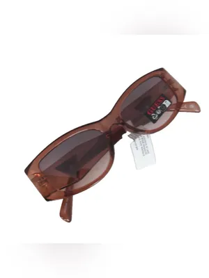 GUESS Translucent Brown Sunglasses Gold Rhinestone-Accented Logos GO00086-45B thumbnail 9