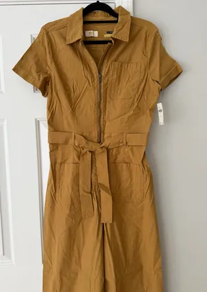 Anthropologie Maeve The Colette Weekend Zip Front Jumpsuit, Size 12 thumbnail 4