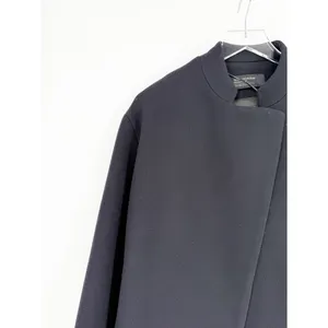 NWT ZARA ZW‎ Collection Black Wool Blend Coat Women's M Quiet Luxury thumbnail 4