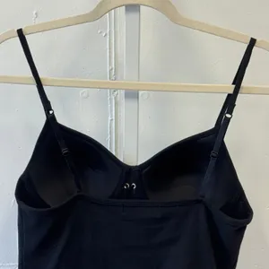 Y2K Betty Blue Lace Up Corset Style Build In Bra Bustier Cami‎ Top Gothic Lg Blk thumbnail 5