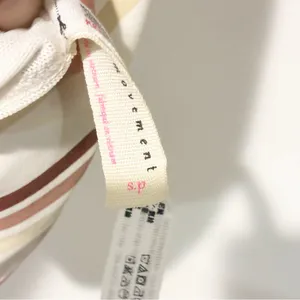 Free People‎ Gidget Sports Bra Ivory Combo Stripe Size Small Athletic thumbnail 4