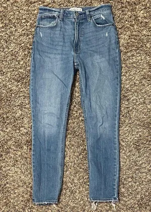 Abercrombie & Fitch The Skinny High Rise Jeans 25 0 thumbnail 1