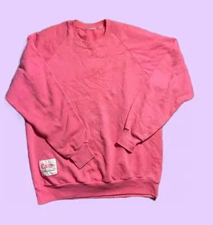 Vintage 80s Coke Pink Crewneck Sweatshirt 🔥 thumbnail 1