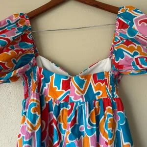 Amanda Uprichard Sicily Multicolor Mini Dress Size Small thumbnail 10