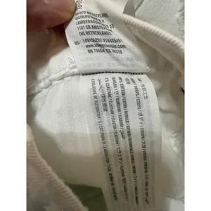Abercrombie & Fitch The Mom Short High Rise White Distressed Denim 28/6 thumbnail 5