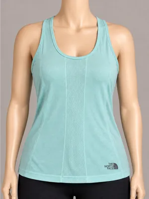 The North Face VaporWick Racerback Tank Medium M Aqua Mint Athletic thumbnail 1