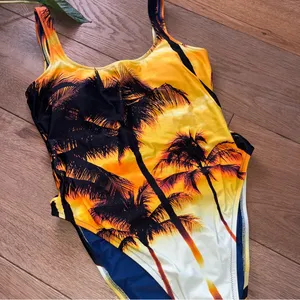 Aerie Sunset Babewatch Cheekiest One Piece Swimsuit M thumbnail 4