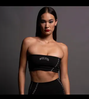 Darc Sport IYKYK "Mia" Energy Bandeau in Cactus Gray thumbnail 4