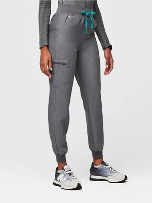FIGS Women's Zamora‎ Jogger Scrub Pants in Graphite thumbnail 3