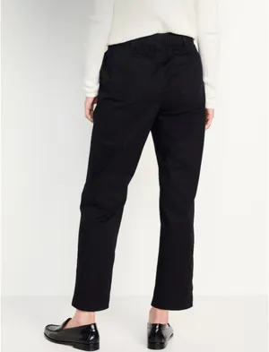 Old Navy OG Chino High-Waisted Black Pants thumbnail 2
