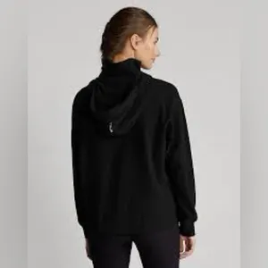 Black Quarter Zip Hoodie with Zipper Pockets Size Small NWOT‎ Ralph Lauren Polo thumbnail 2