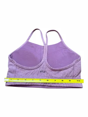 Stori Legend Bra Bralette with Double Straps, Heather Purple, Size 2 thumbnail 3
