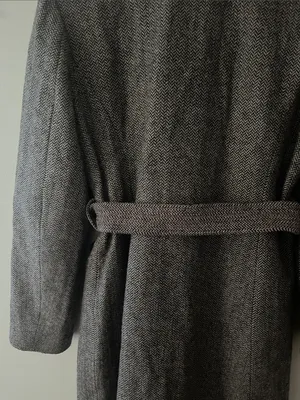 GUESS Gray Tweed Trench Coat with Pink Trim thumbnail 10