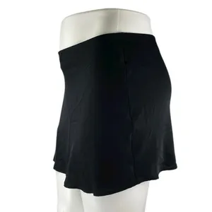 Abercrombie & Fitch Women's Black Low Waist Straight Pencil Mini Skirt Size L thumbnail 2