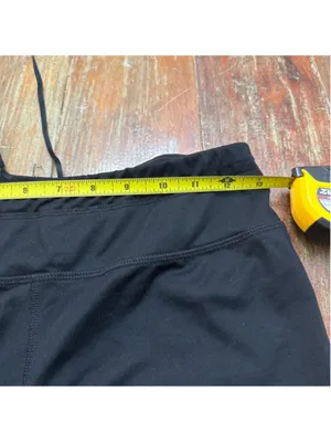 Nike Dri Fit Cropped Leggings Women's Medium Black thumbnail 9