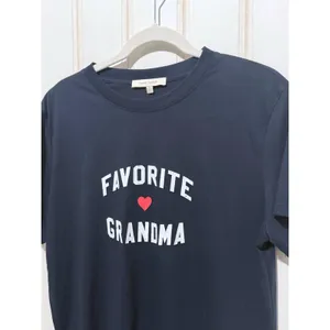 Favorite Daughter Favorite Grandma Graphic Tee Navy Blue Short Sleeve Medium thumbnail 4