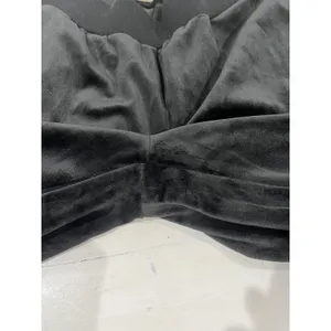 Dance & Marvel black Velour Lounge Set -‎ Comfy, Elastic Waist M, S Top thumbnail 3