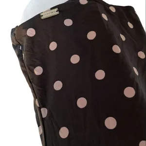 DKNY Swim Bathing Suit Top only Black with Gray Polka dots Loose Fit Small thumbnail 15