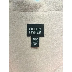 Eileen Fisher zip up vest fleece lined sz Medium thumbnail 5