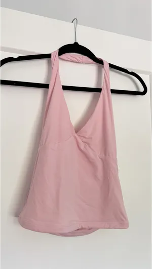 Baby Pink Halter Top thumbnail 4