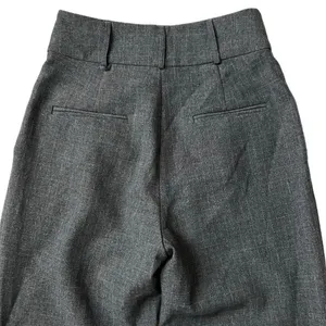 For Love & Lemons Turner Wide Leg Cropped Pants in Gray Size Small thumbnail 5